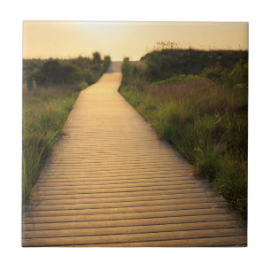 Wooden Walkway to Beach Tile