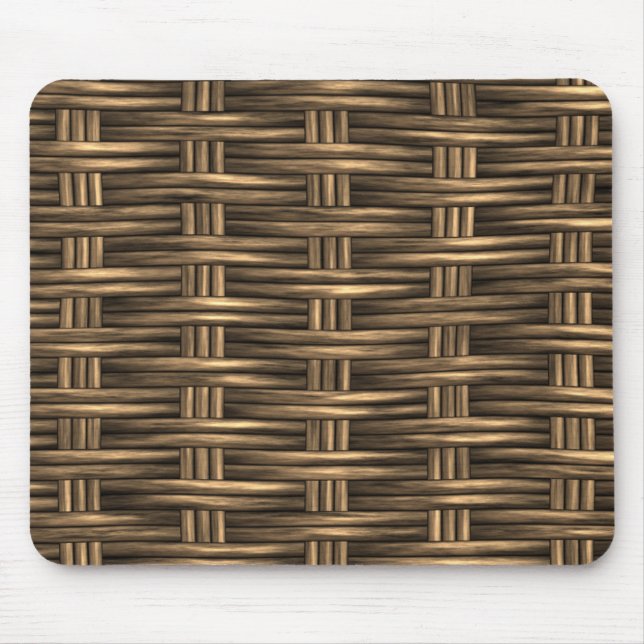 Wooden Weave 2 Mouse Pad (Front)