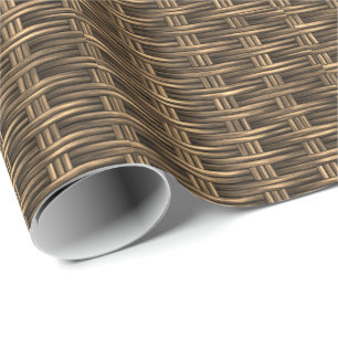 Wooden Weave 2 Wrapping Paper