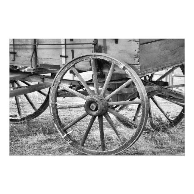 Wooden Wheels Photo Print (Front)