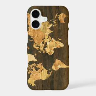 Wooden World Map