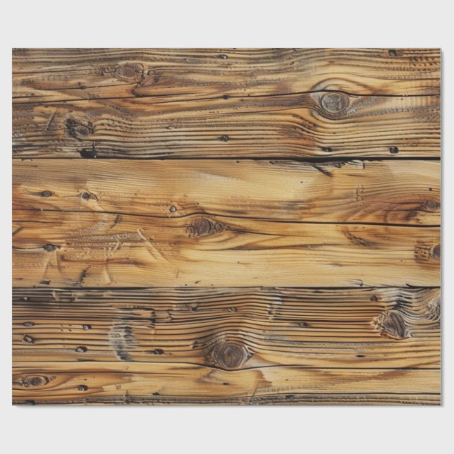 Wooden  wrapping paper (Flat)