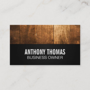 Woodend Boards   Black Mesh Business Card