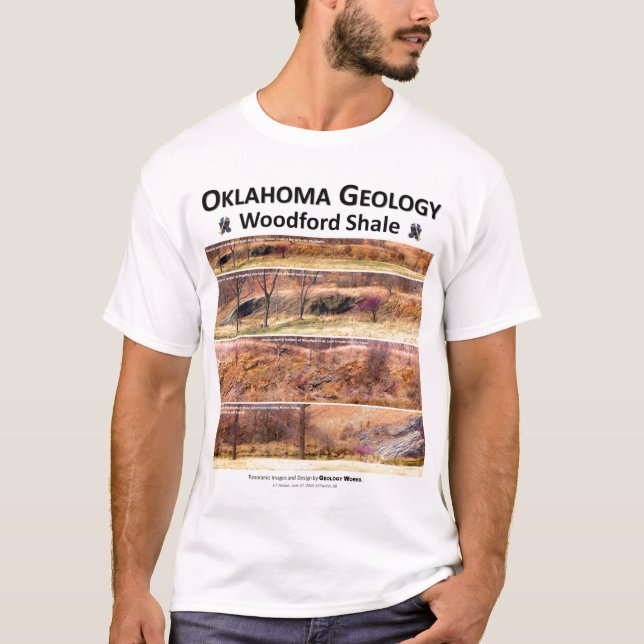 Woodford Shale XVII - Outcrop Characterisation T-Shirt (Front)