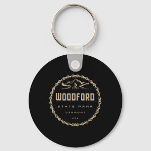 Woodford State Park Vermont Mountain Bike Biking  Key Ring