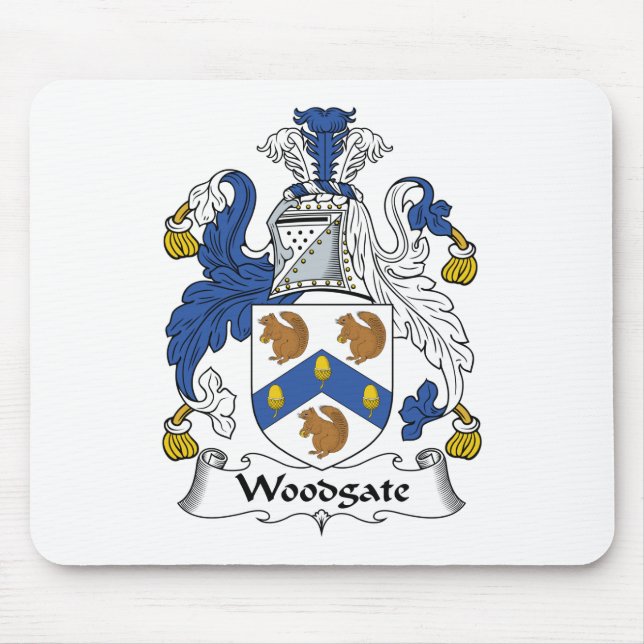 Woodgate Family Crest Mouse Pad (Front)
