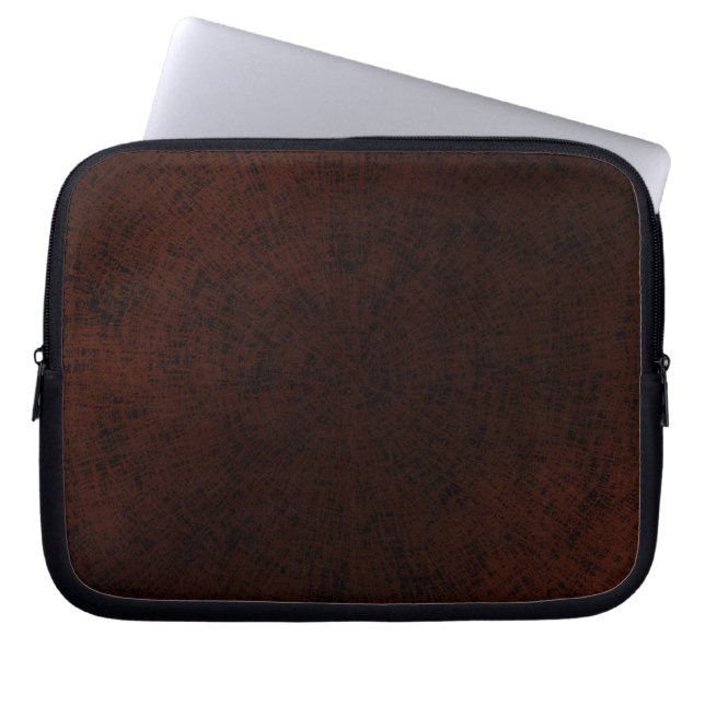 Woodgrain Camo Laptop Sleeve (Front)