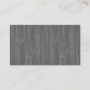 Woodgrain in Grey Business Card