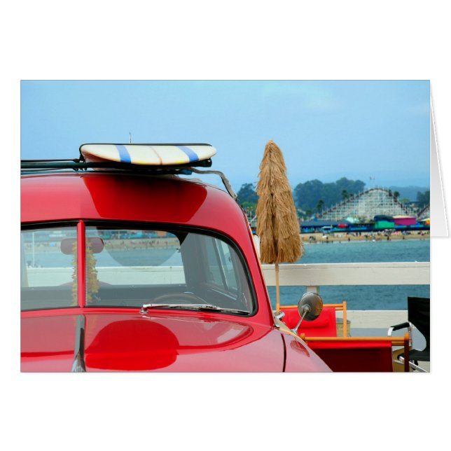 Woodie at the beach (Front Horizontal)