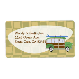 Woodie Wagon Label