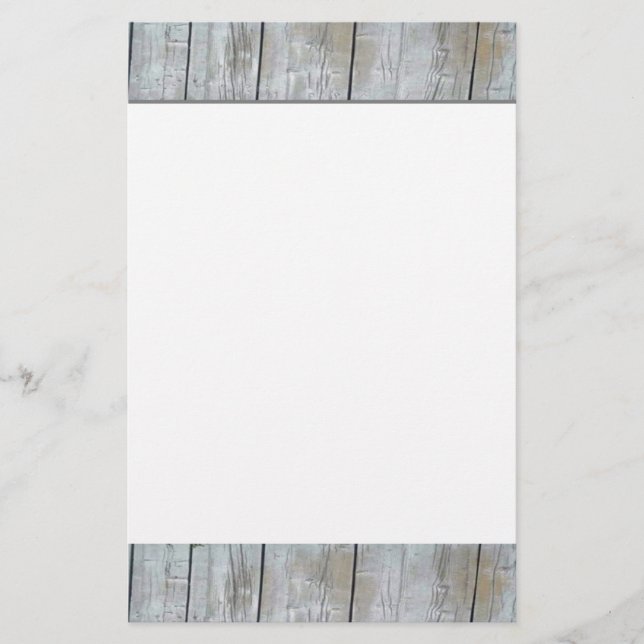 Wooding Siding Stationery (Front)