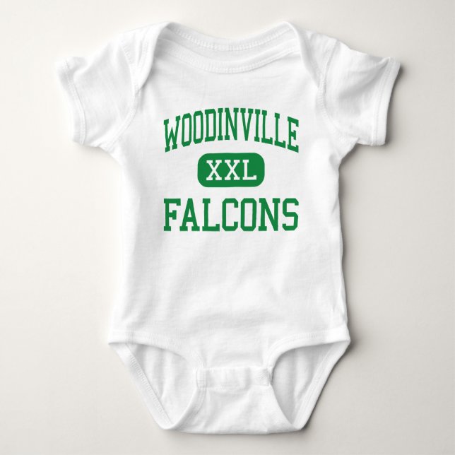 Woodinville - Falcons - High - Woodinville Baby Bodysuit (Front)