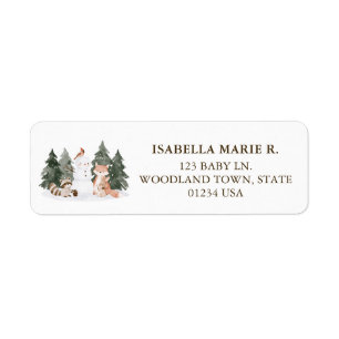 Woodland Adventure Baby Shower Address