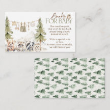 Woodland Adventure Oh Boy Baby Shower Books
