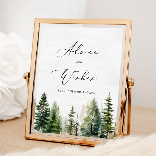 Woodland advice and wishes for Newlyweds Poster (Creator Uploaded)