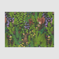 Woodland amimals and plants