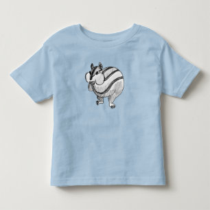 Woodland Animal Art Cute Chipmunk Toddler T-Shirt