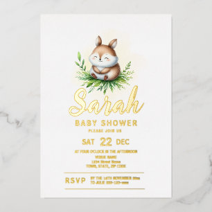 Woodland animal Baby Shower