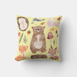 Woodland Animal Cushion