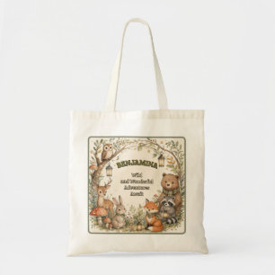 Woodland Animal Friends Forest Learning Adventure Tote Bag