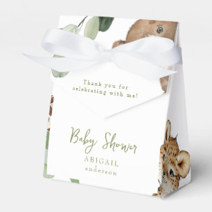 Woodland Animal Kingdom Baby Shower Favour Box