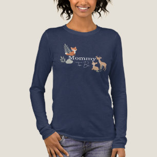 Woodland animal Mummy to be Tri-Blend Shirt