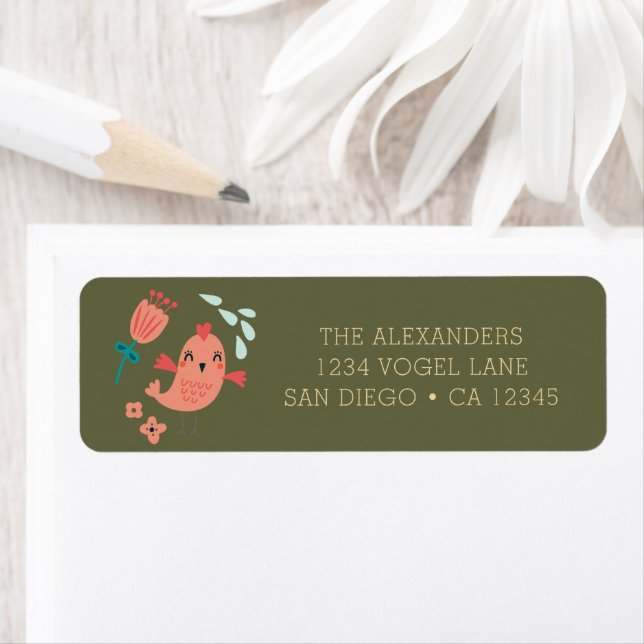 Woodland Animals Address Label (Insitu)