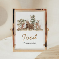 Woodland Animals Adventure Awaits Baby Shower Food