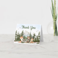 Woodland Animals Adventure Baby Shower