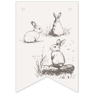 Woodland Animals Baby Shower Bunting