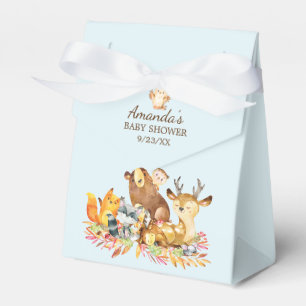 Woodland Animals Baby Shower Favour Box