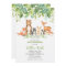 Woodland Animals Baby Shower Forest Greenery Boy