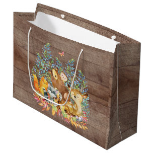 Woodland Animals Baby Shower Gift Bag