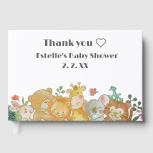 Woodland Animals Baby Shower  Guest Book