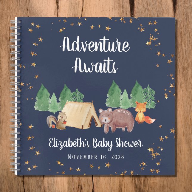 Woodland Animals Baby Shower Guest Book (Creator Uploaded)