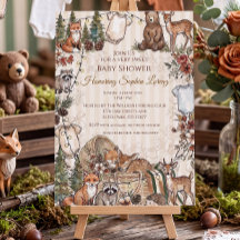Woodland Animals Baby Shower