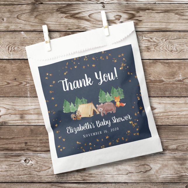 Woodland Animals Baby Shower Thank You Favour Bags (Creator Uploaded)