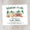 Woodland Animals Camping Baby Shower Invitation