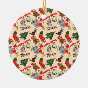 Woodland Animals Christmas Ceramic Tree Decoration