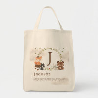 Woodland Animals Custom Monogram