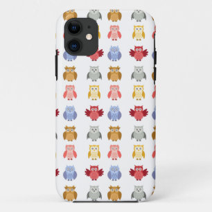 Woodland Animals Cute Owls Modern Case-Mate iPhone Case