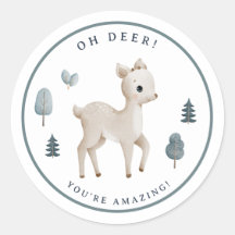 Woodland Animals Deer Teacher Reward Motivational