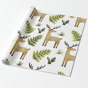 Woodland Animals Deer  Wrapping Paper