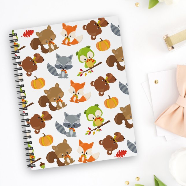 Woodland Animals, Forest Animals, Fall Animals Notebook (Creator Uploaded)