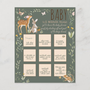 Woodland Animals Forest Friends Baby Shower