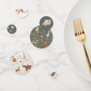 Woodland Animals Forest Friends Baby Shower Confetti