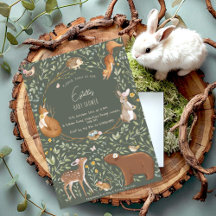 Woodland Animals Forest Friends Baby Shower
