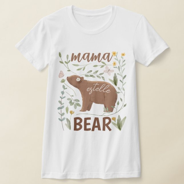 Woodland Animals Forest Friends Baby Shower T-Shirt (Laydown)