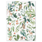 Woodland Animals Forest Greenery Decoupage Craft