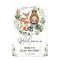 Woodland Animals Greenery Gold Forest Welcome Baby